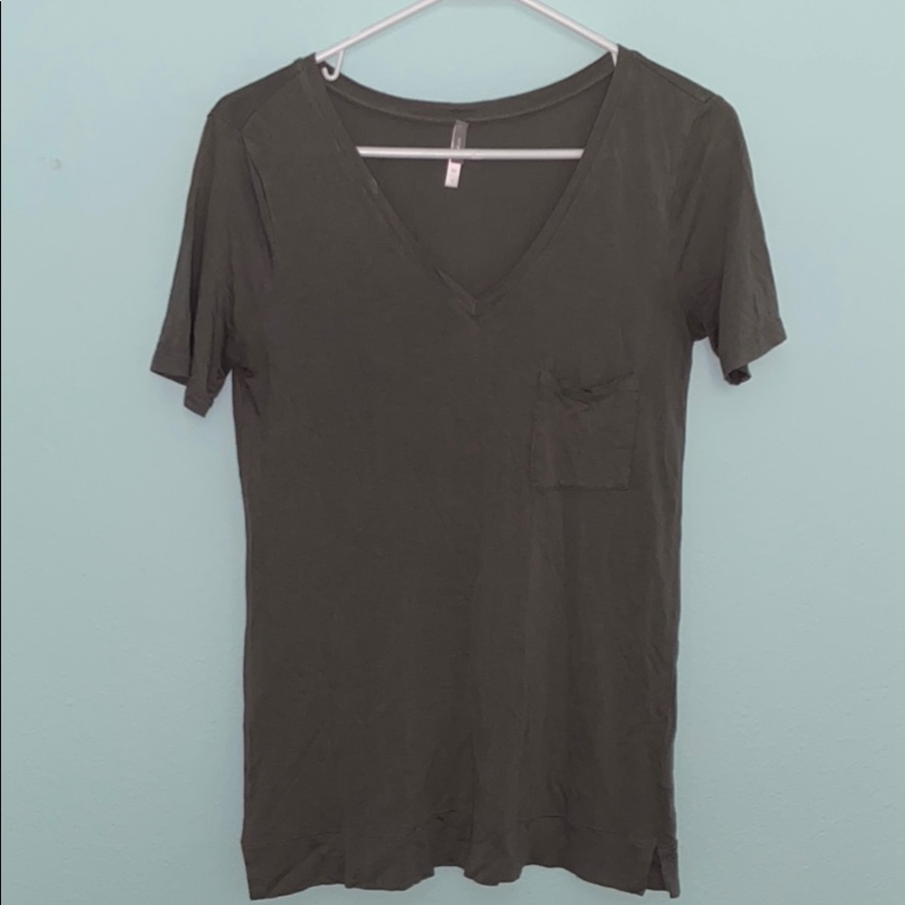 green v neck